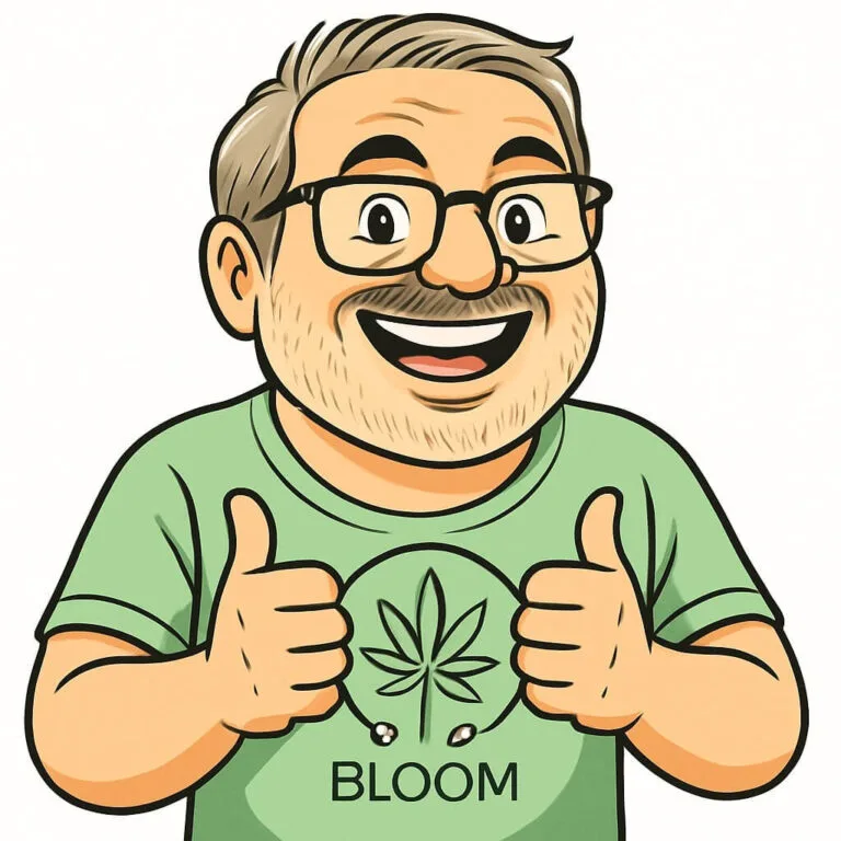 Bloom mascot giving a thumbs up